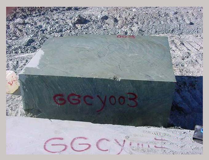 Green Granite Block