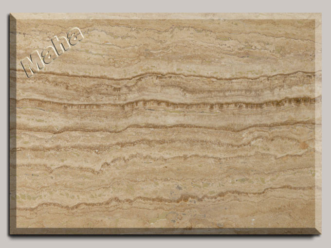 206-1 Wavy Filled Light Chocolate Travertine