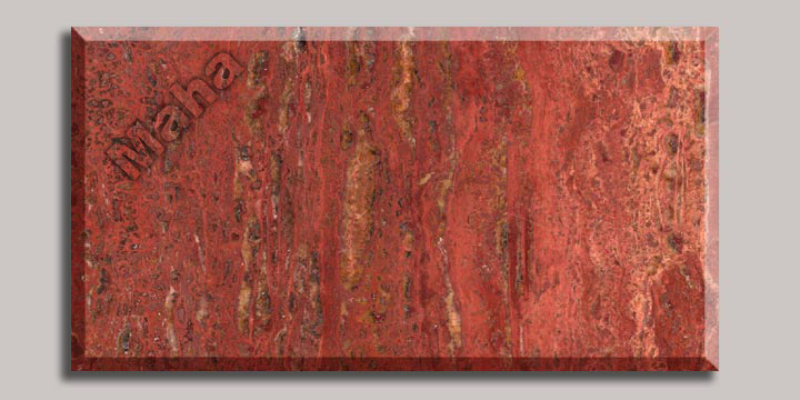 250-3 Red Travertine